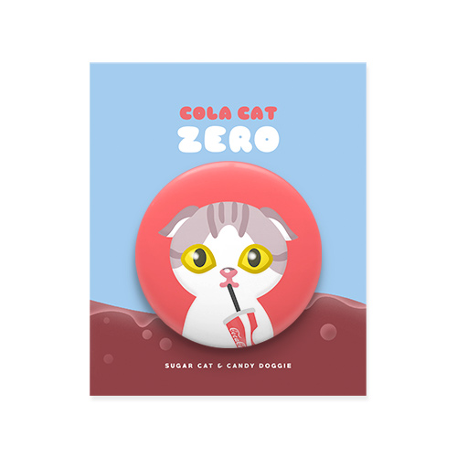 Colacat Zero Character Pin Button
