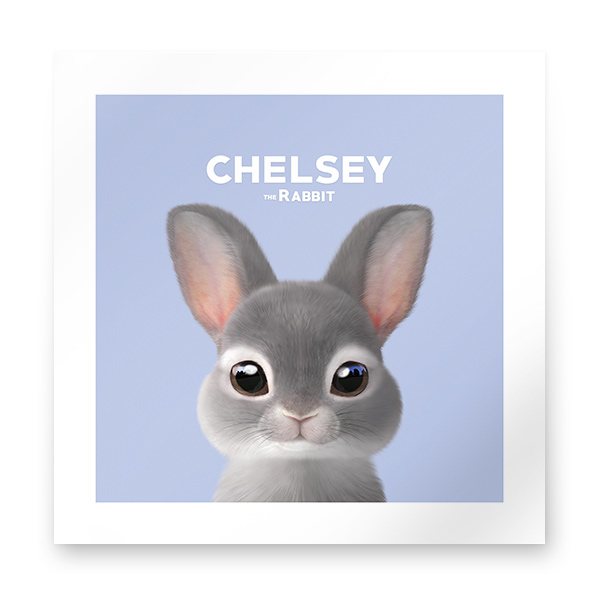 Chelsey the Rabbit Art Print