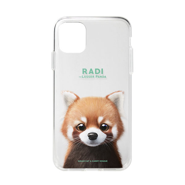 Radi the Lesser Panda Clear Jelly Case