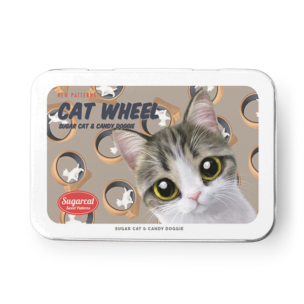 Kung’s Cat Wheel New Patterns Tin Case MINI