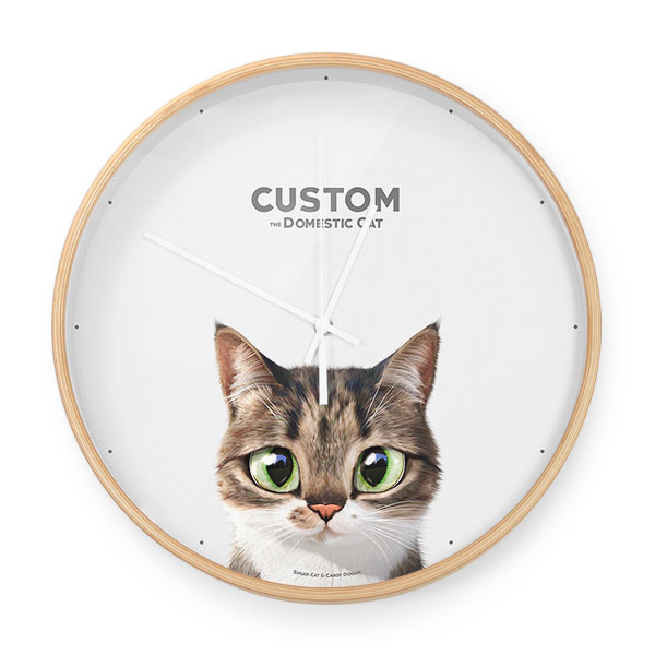 Custom Birch Wall Clock