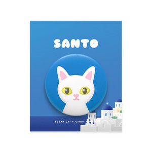 Santo Character Pin Button
