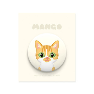 Mango Character Pin Button