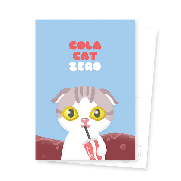 Colacat Zero Character Postcard