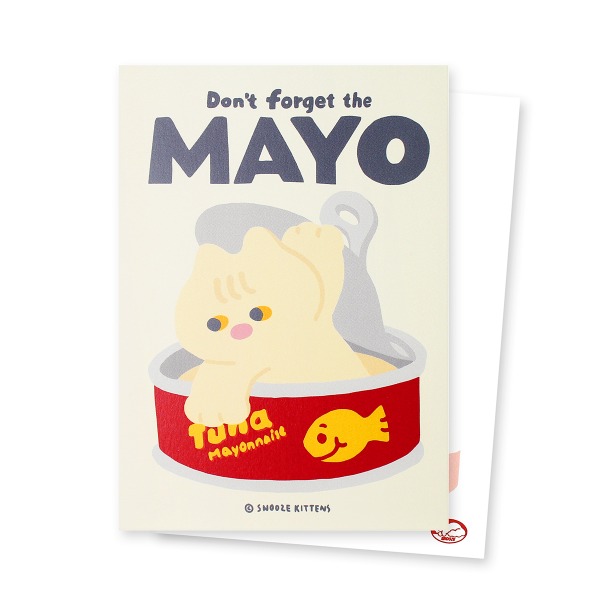 Snooze Kittens® Don&#039;t Forget the Mayu Postcard