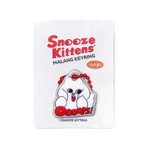 Snooze Kittens® Snooze Oops Malang Keyring
