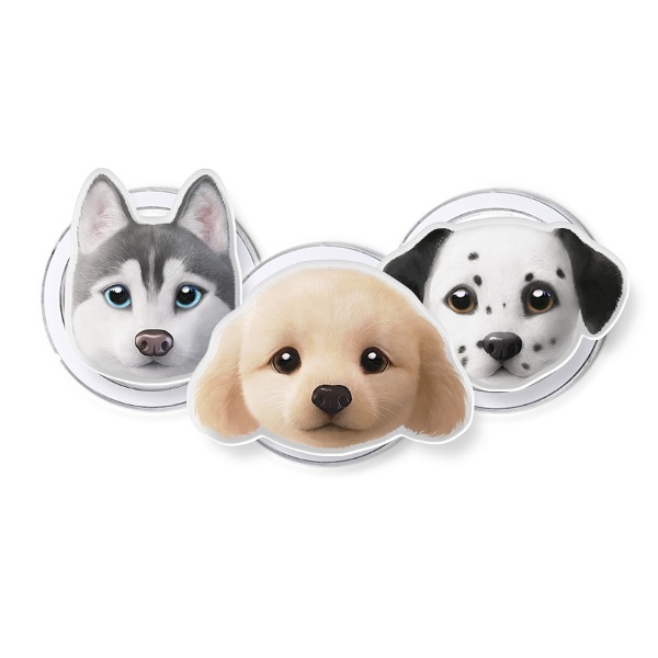 Sugar Cat &amp; Candy Doggie® Dogs Acrylic Magnet Tok vol.2 (for MagSafe)