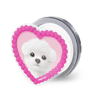 Louis the Bichon Frise MyHeart Acrylic Magnet Tok (for MagSafe)