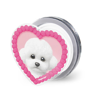 Ogu the Bichon MyHeart Acrylic Magnet Tok (for MagSafe)