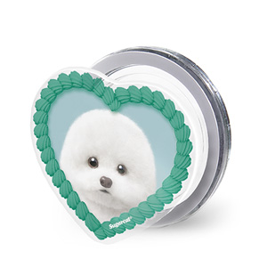 Dongle the Bichon MyHeart Acrylic Magnet Tok (for MagSafe)