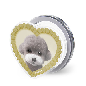 Earlgray the Poodle MyHeart Acrylic Magnet Tok (for MagSafe)