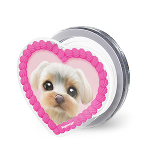 Sarang the Yorkshire Terrier MyHeart Acrylic Magnet Tok (for MagSafe)