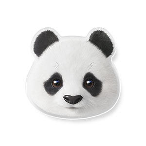 Pang the Giant Panda Face Acrylic Tok