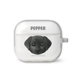Pepper the Labrador Retriever Face AirPods 3 TPU Case