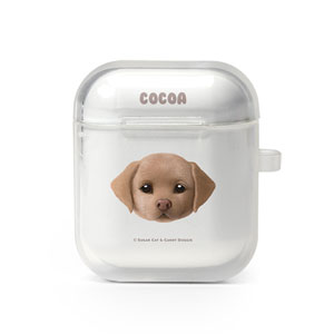 Cocoa the Labrador Retriever Face AirPod TPU Case