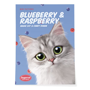 Jupiter&#039;s Blueberry &amp; Raspberry New Patterns Art Poster
