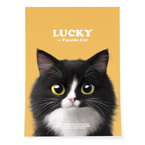Lucky Retro Art Poster