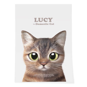 Lucy Retro Art Poster