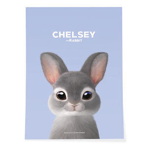 Chelsey the Rabbit Art Poster