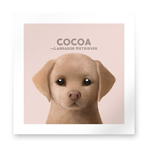 Cocoa the Labrador Retriever Art Print