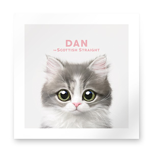Dan the Kitten Art Print