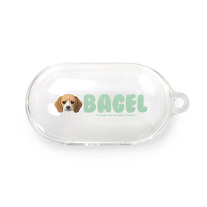 Bagel the Beagle Face Buds TPU Case