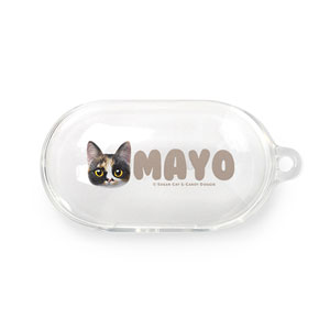 Mayo the Tricolor cat Face Buds TPU Case