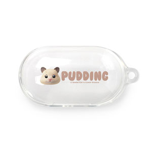 Pudding the Hamster Face Buds TPU Case