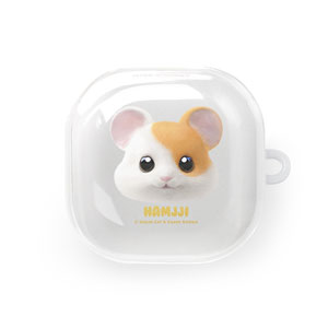 Hamjji the Hamster Face Buds Pro/Live TPU Case
