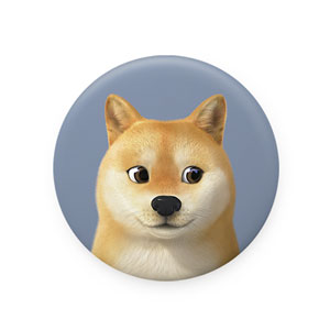 Doge the Shiba Inu Mirror Button