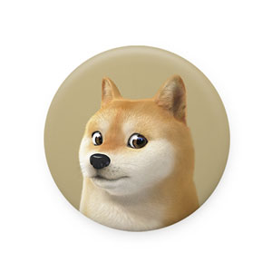 Doge the Shiba Inu (GOLD ver.) Mirror Button