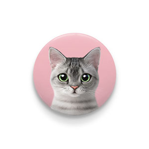 Cookie the American Shorthair Pin/Magnet Button