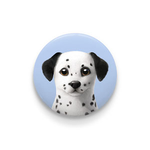 Dali the Dalmatian Pin/Magnet Button