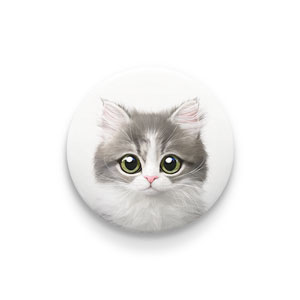 Dan the Kitten Pin/Magnet Button