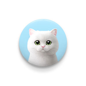 May the British Shorthair Pin/Magnet Button