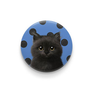Reo the Kitten&#039;s Oreo Pin/Magnet Button
