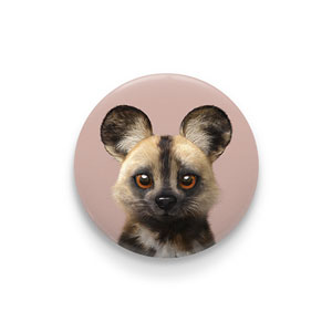 Liki the Lycaon Pin/Magnet Button
