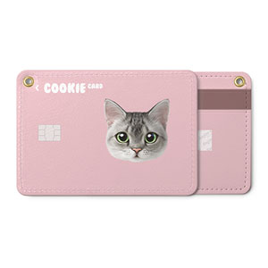 Cookie the American Shorthair Face Card Holder