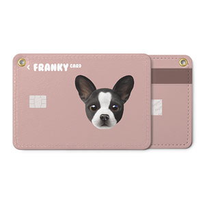 Franky the French Bulldog Face Card Holder