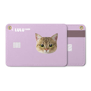 Lulu the Tabby cat Face Card Holder
