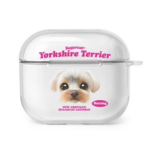 Sarang the Yorkshire Terrier TypeFace AirPods 3 Clear Hard Case