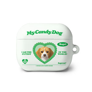 Bagel the Beagle MyHeart AirPods 3 Hard Case