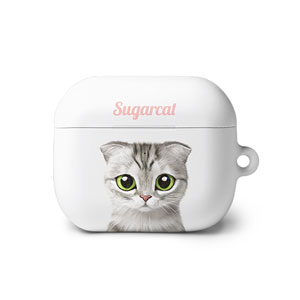 Momo the Scottish Fold Simple AirPods 3 Hard Case