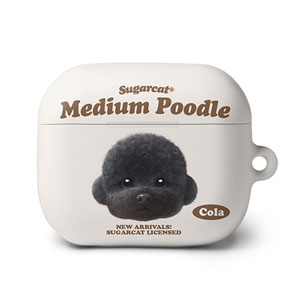 Cola the Medium Poodle TypeFace AirPods 3 Hard Case