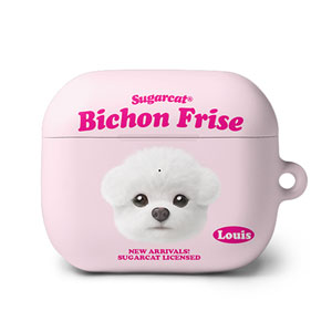 Louis the Bichon Frise TypeFace AirPods 3 Hard Case