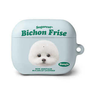 Dongle the Bichon TypeFace AirPods 3 Hard Case