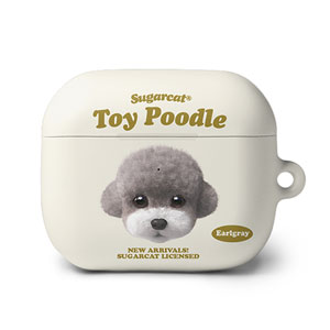 Earlgray the Poodle TypeFace AirPods 3 Hard Case