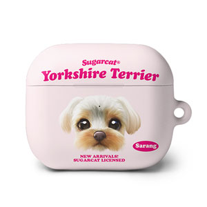 Sarang the Yorkshire Terrier TypeFace AirPods 3 Hard Case