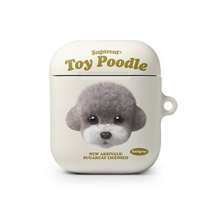 Earlgray the Poodle TypeFace AirPod Hard Case