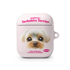 Sarang the Yorkshire Terrier TypeFace AirPod Hard Case